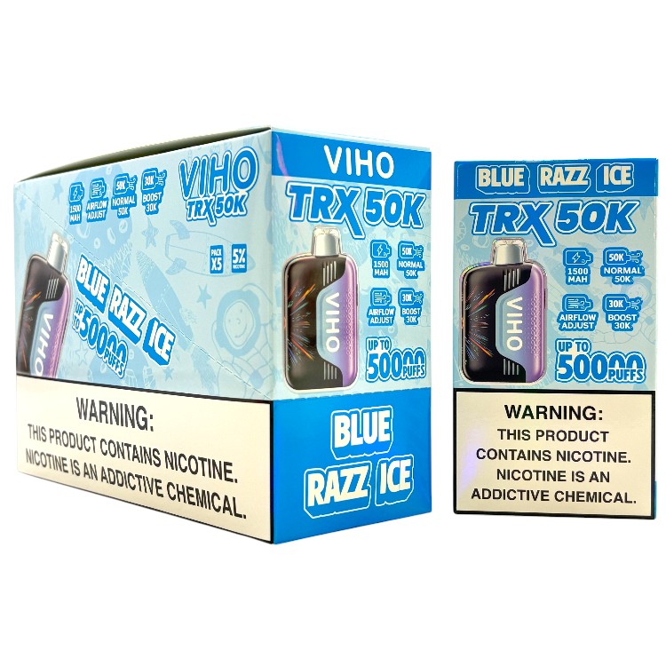 VIHO TRX50000 5% - BLUE RAZZ ICE