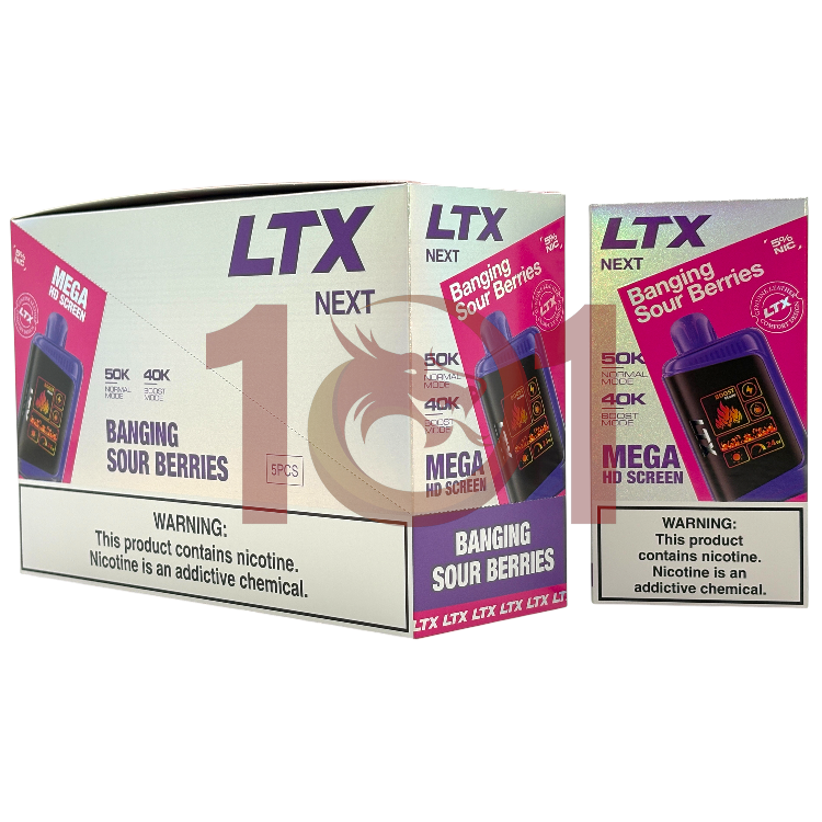 LTX NEXT 50000 5% - BANGING SOUR BERRIES