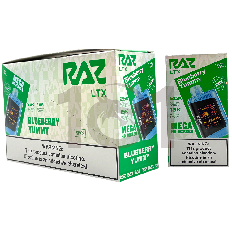 RAZ LTX 25000 5% - BLUEBERRY YUMMY