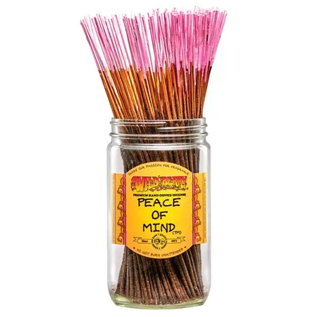 WILD BERRY - FRAGRANCE - INCENSE - 11"/CT - 100CT/PK -  PEACE OF MIND
