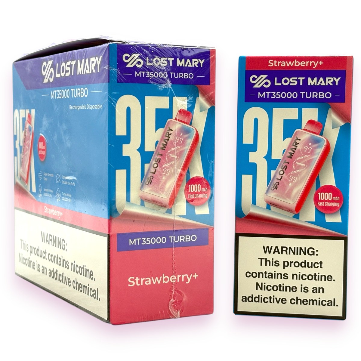 LOST MARY MT35000 TURBO 5% - STRAWBERRY+