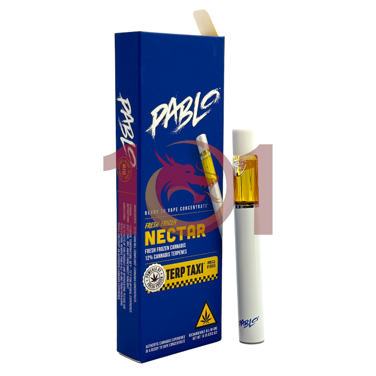 PABLO FRESH FROZEN NECTAR D9THC 1GM DISPOSABLE INDICA+HYBRID - TERP TAXI