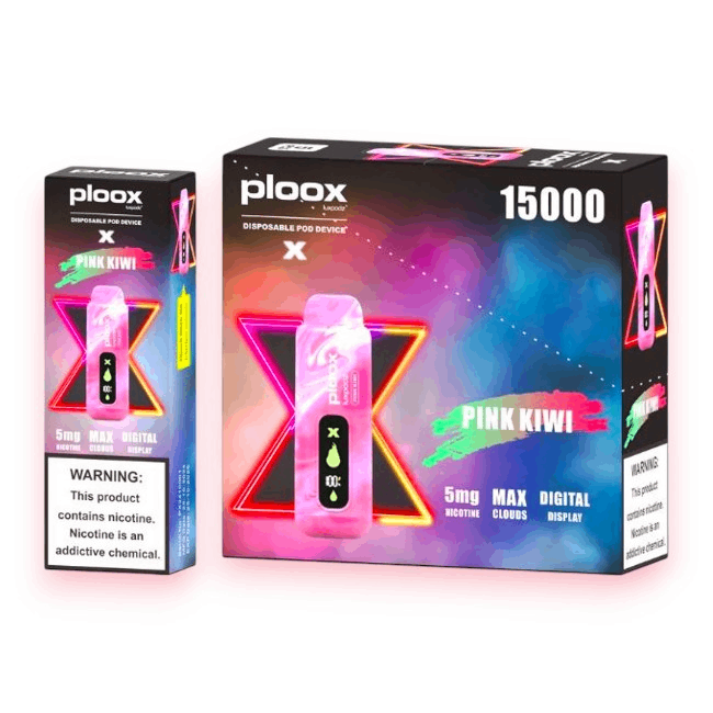 PLOOX 15000 POD X 5% 16ML - PINK KIWI