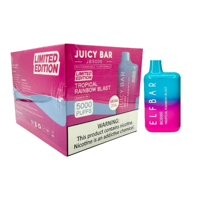 JUICY BAR JB5000 5% - TROPICAL RAINBOW BLAST