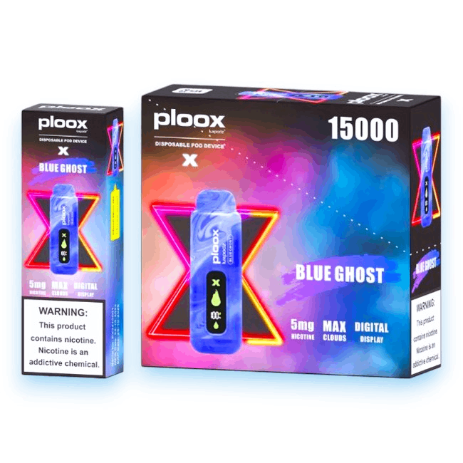 PLOOX 15000 POD X 5% 16ML - BLUE GHOST