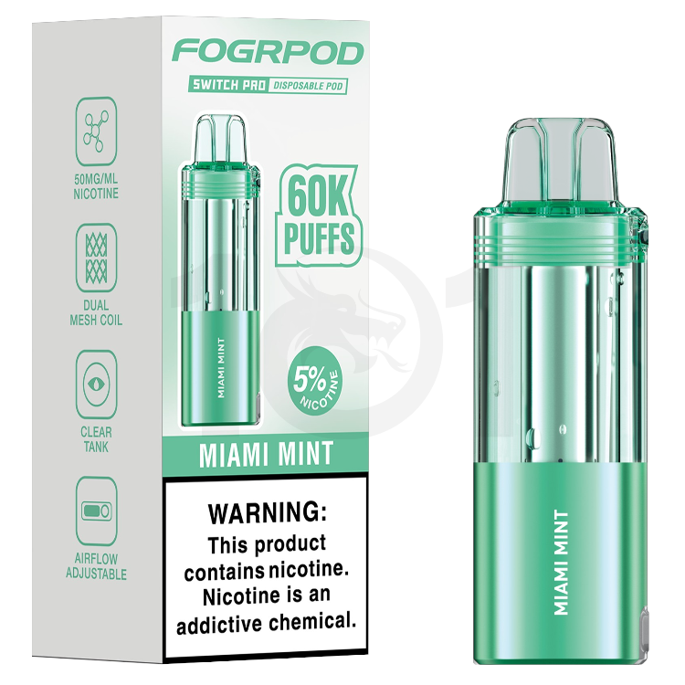 FOGRPOD 60000 SWITCH PRO POD 5% - MIAMI MINT