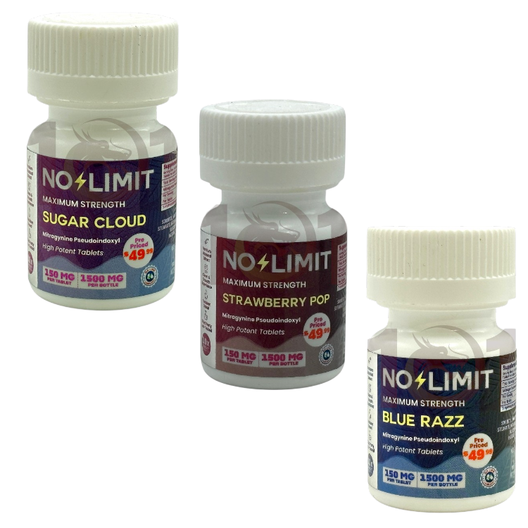 NO LIMIT MITRAGYNINE PSEUDOINDOXYL EXTRACT TABLET SP 10CT/$49.99 150MG 10CT JAR