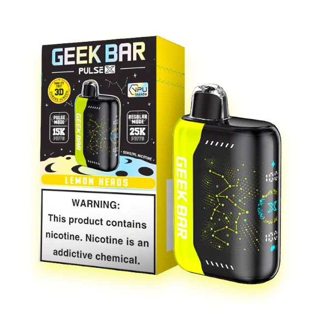 GEEK BAR PULSE X 25000 5% - LEMON HEADS