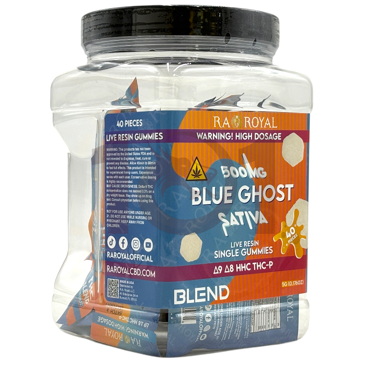RA ROYAL LR BLEND D9+D8+HHC+THCP 500MG - SATIVA BLUE GHOST