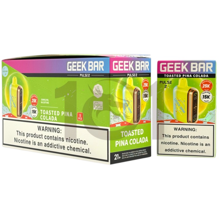GEEK BAR PULSE 2 25000 5% - TOASTED PINA COLADA