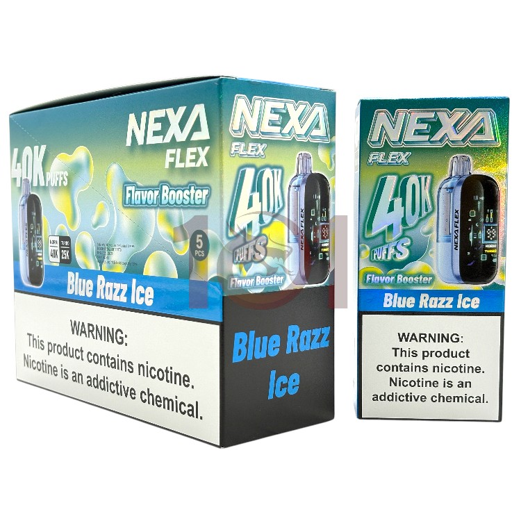 NEXA 40000 FLEX DEVICE 5% - BLUE RAZZ ICE