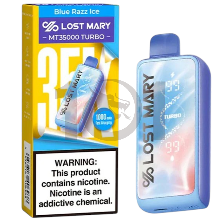 LOST MARY MT35000 TURBO 5% - BLUE RAZZ ICE