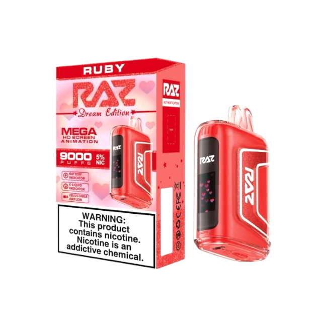 RAZ TN9000 5% - RUBY (CHERRY STRAWBERRY RASPBERRY)