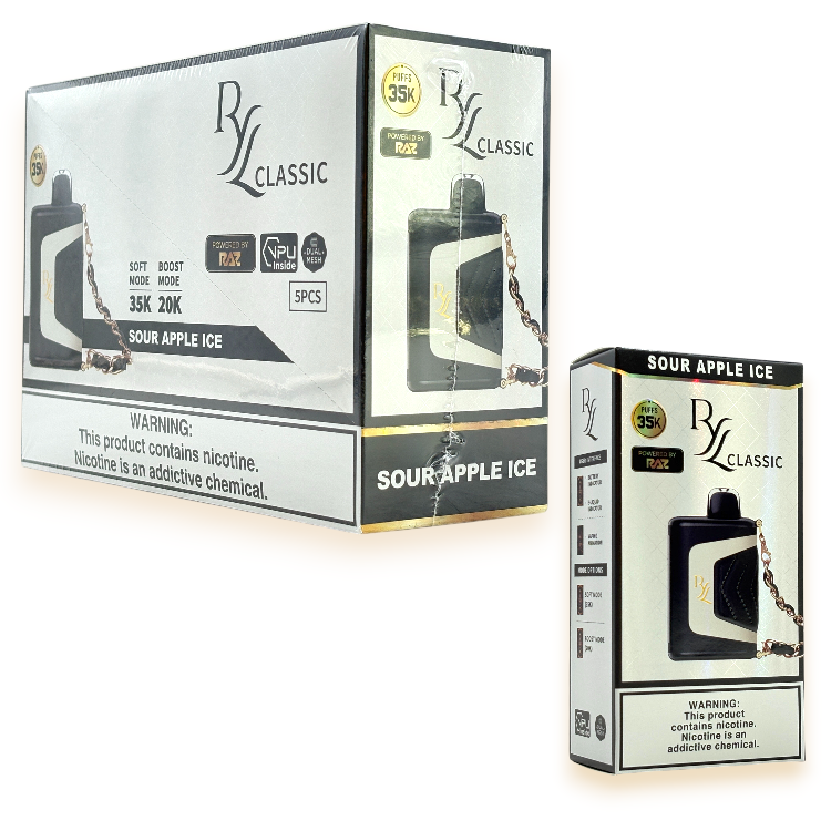 RYL CLASSIC 35000 5% - SOUR APPLE ICE