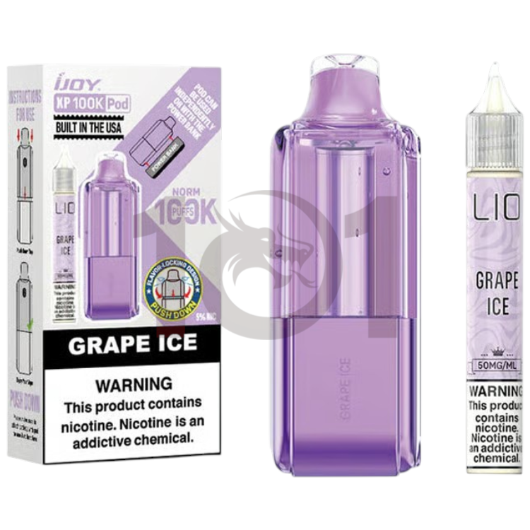 IJOY XP100K  (W/E-LIQUID BOTTLE) POD 5% - GRAPE ICE