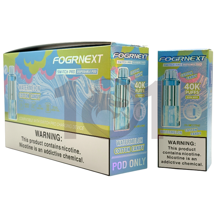 FOGRNEXT 40000 SWITCH PRO POD 5% - WATERMELON COTTON CANDY
