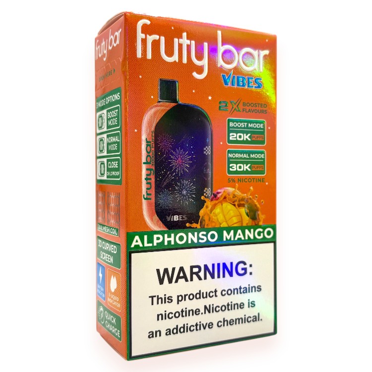 FRUTY BAR VIBES 30000 5% - ALPHONSO MANGO