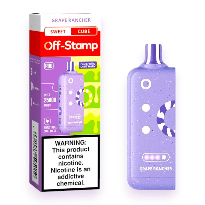 OFF-STAMP 25000 5% CUBE POD - SWEET GRAPE RANCHER