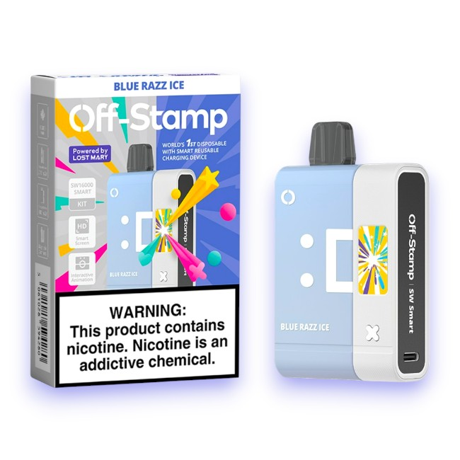 OFF-STAMP SW16000 5% SMART KIT - BLUE RAZZ ICE