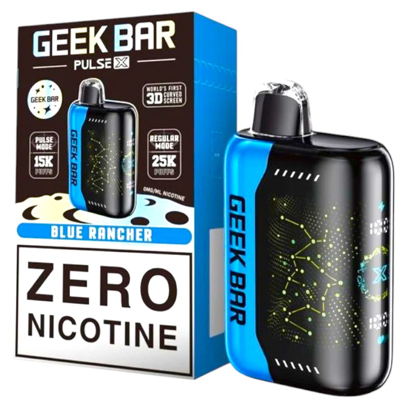 GEEK BAR PULSE X 25000 0% - BLUE RANCHER