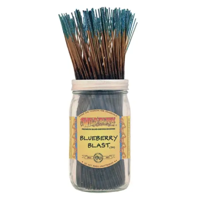 WILD BERRY - FRAGRANCE - INCENSE - 11"/CT - 100CT/PK -  BLUEBERRY BLAST