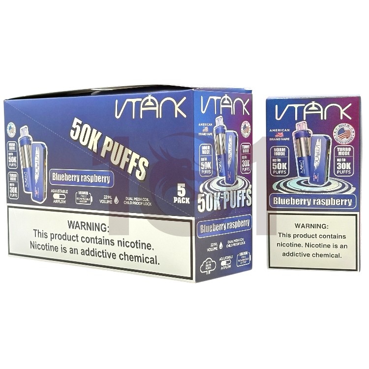 VTANK 50000 POD DEVICE 5% - BLUEBERRY RASPBERRY