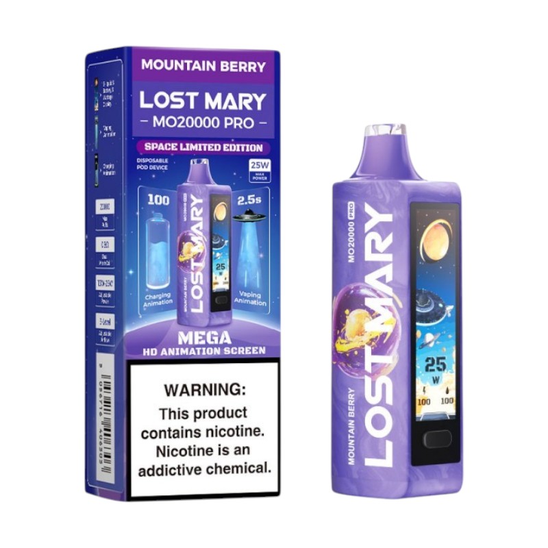 LOST MARY MO20000 PRO SPACE LIMITED EDITION 5% - MOUNTAIN BERRY