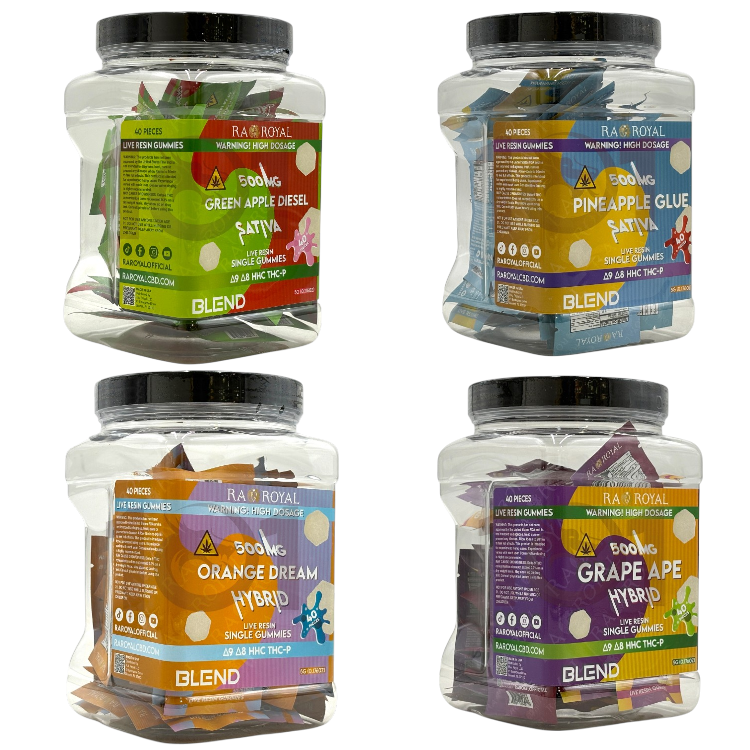 RA ROYAL LR BLEND D9+D8+HHC+THCP 500MG