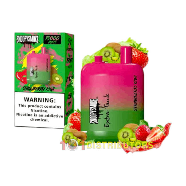 SNOOPY SMOKE EXTRA TANK 15000 5% - STRAWBERRY KIWI