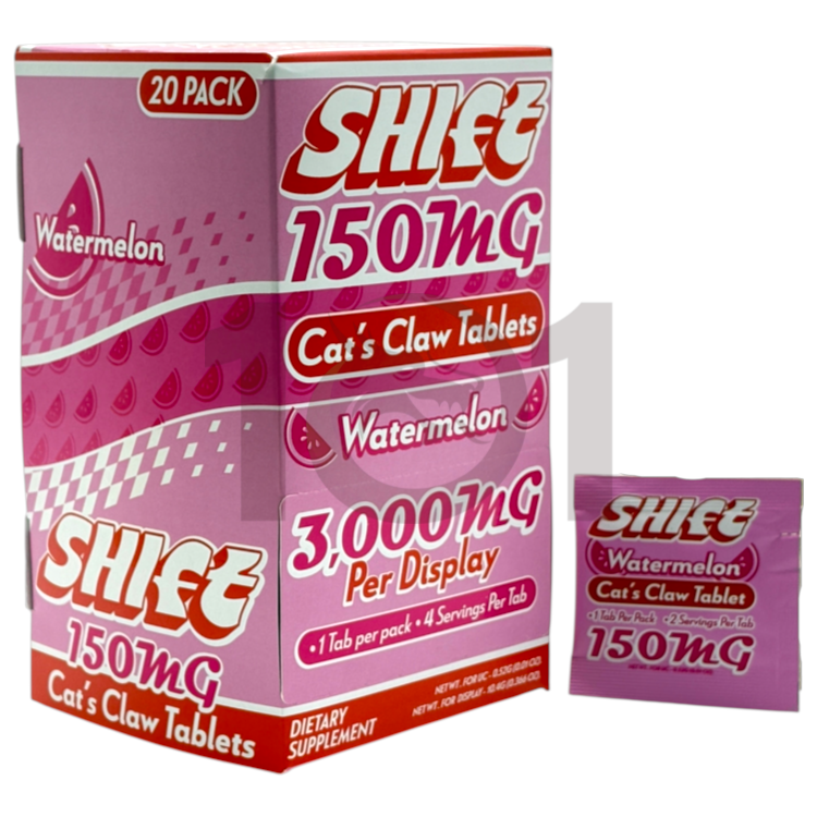 SHIFT CATS CLAW EXTRACT TABLET 150MG - WATERMELON