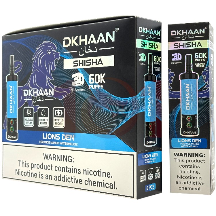 DKHAAN SHISHA 60000 0.5% - LIONS DEN