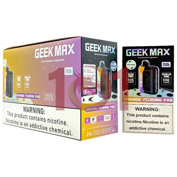 GEEK MAX ULTRA X 30000 5% - ORANGE FCUKING FAB