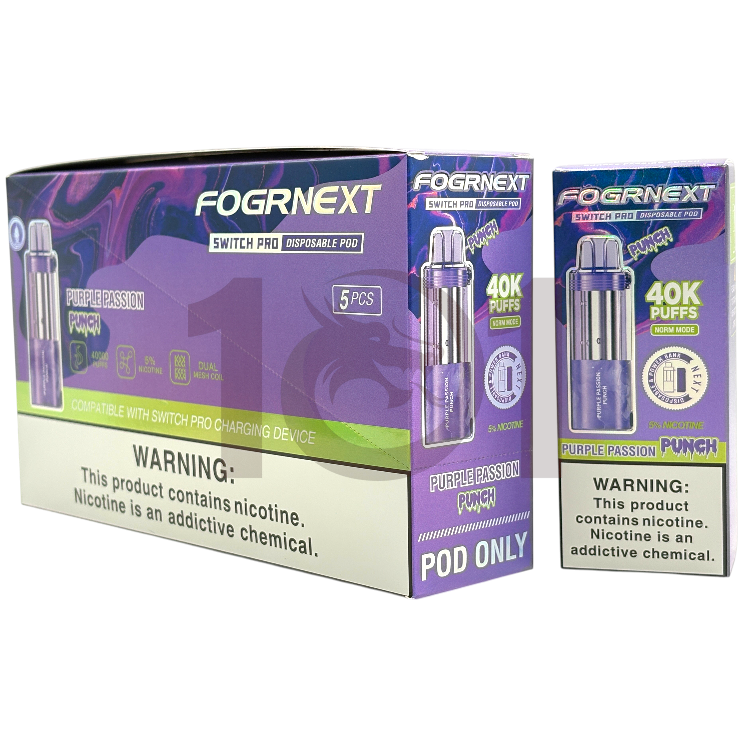FOGRNEXT 40000 SWITCH PRO POD 5% - HAWAIIAN PUNCH