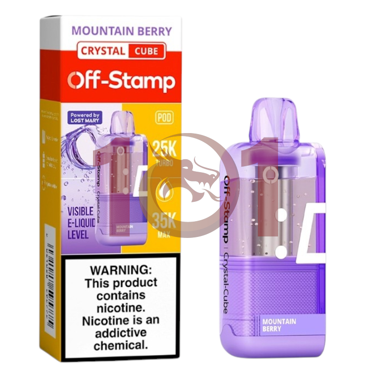OFF-STAMP X CUBE POD CRYSTAL 35000 5% - MOUNTAIN BERRY