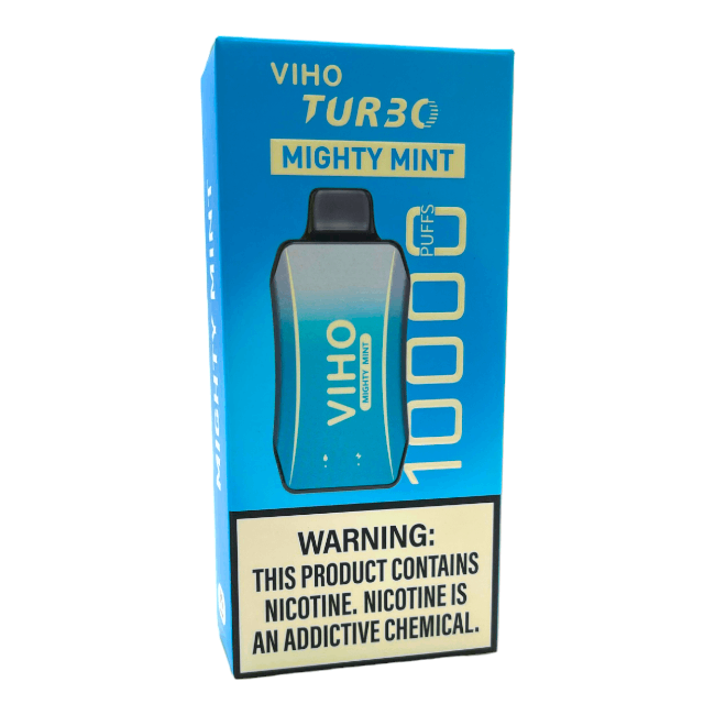 VIHO TURBO 10000 5% - MIGHTY MINT