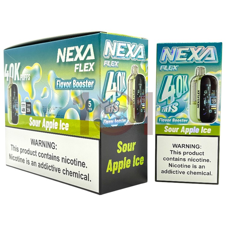 NEXA 40000 FLEX DEVICE 5% - SOUR APPLE ICE