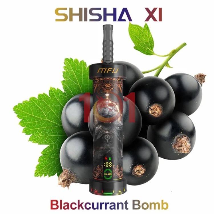 MFU SHISHA X1 40000 0.5% - BLACK CURRANT BOMB
