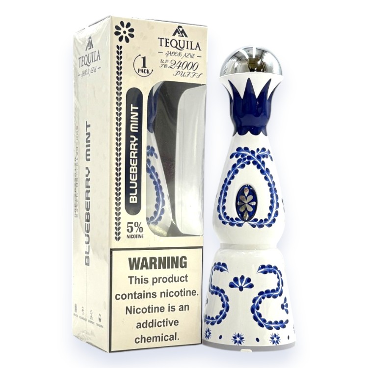 TEQUILA 24000 JALICSO AZUL 5% - BLUEBERRY MINT