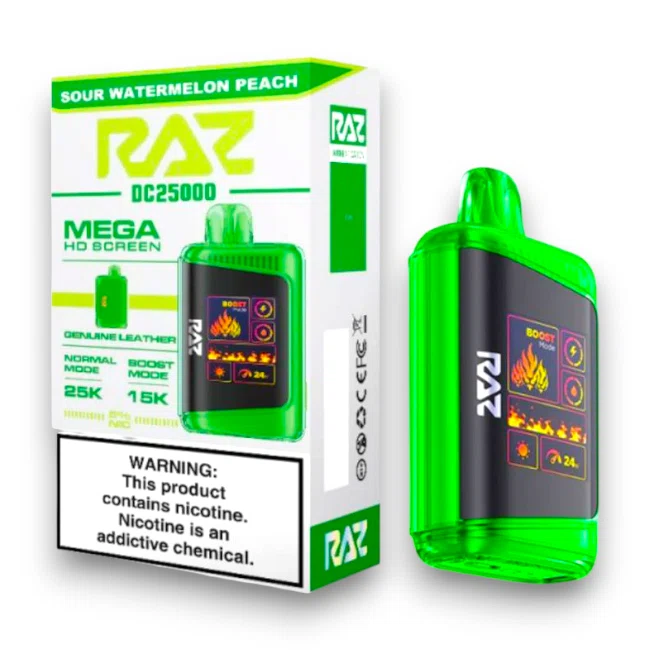 RAZ DC25000 5% - SOUR WATERMELON PEACH