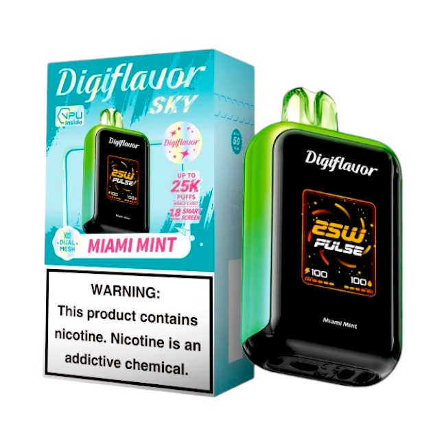 DIGIFLAVOR SKY 25000 5% - MIAMI MINT