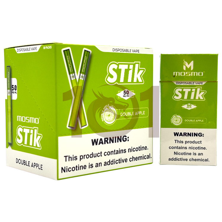 MOSMO STIK 5% 5 PK - DOUBLE APPLE