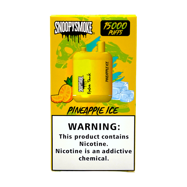 SNOOPY SMOKE EXTRA TANK 15000 5% - PINEAPPLE ICE
