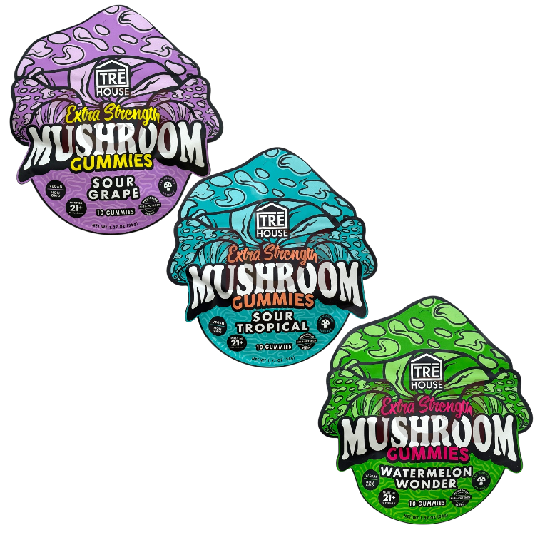 TRE HOUSE EXTRA STRENGTH MUSHROOM GUMMY 1.27OZ 10CT PK