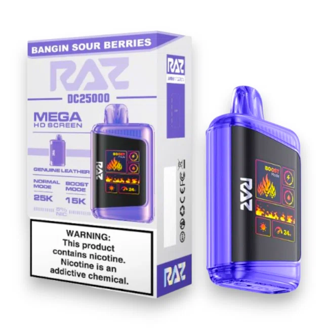 RAZ DC25000 5% - BANGIN SOUR BERRIES