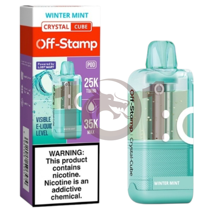 OFF-STAMP X CUBE POD CRYSTAL 35000 5% - WINTER MINT