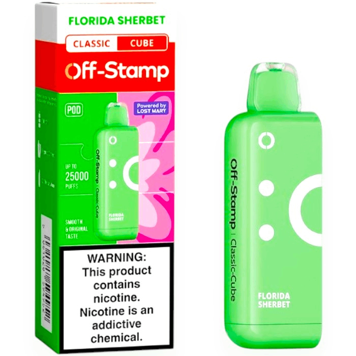OFF-STAMP 25000 5% CUBE POD - CLASSIC FLORIDA SHERBERT