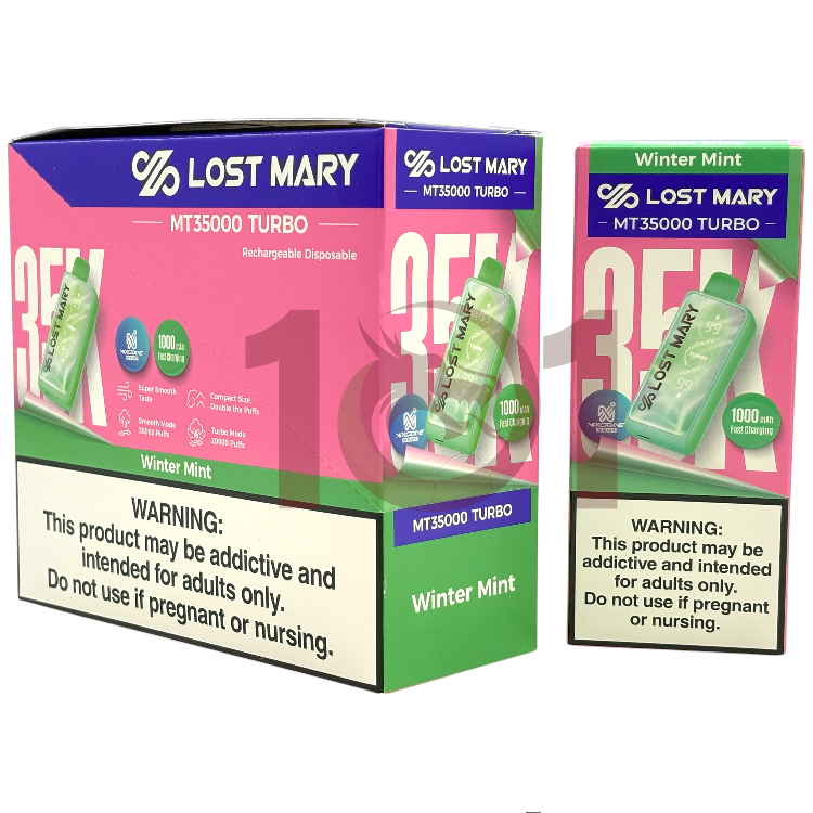 LOST MARY NIXODINE MT35000 TURBO 5% - WINTER MINT