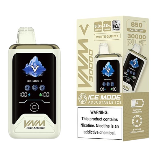 VNM ICE MODE VN30000 5% - WHITE GUMMY