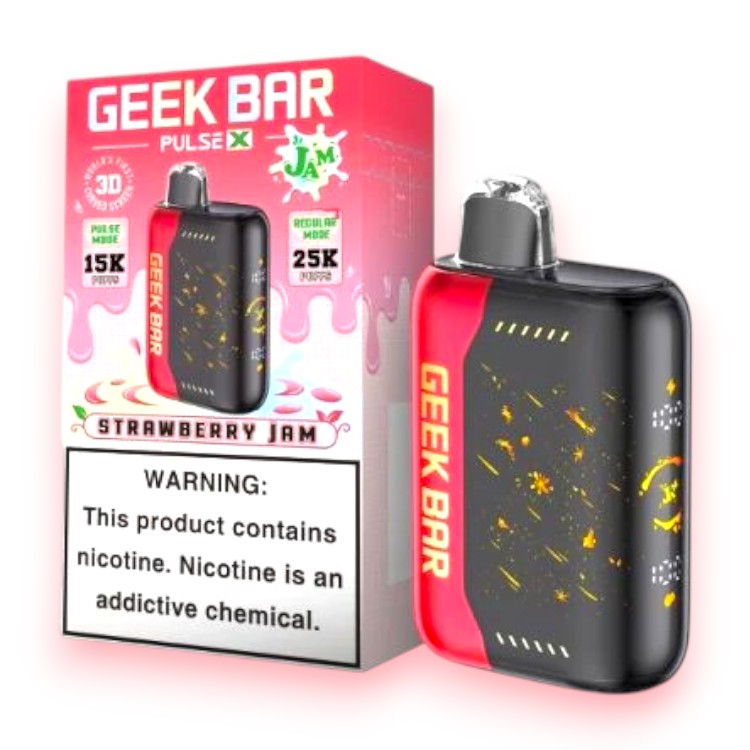 GEEK BAR PULSE X 25000 5% - STRAWBERRY JAM
