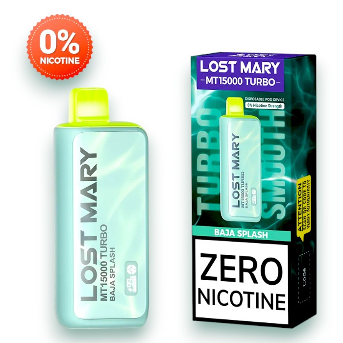 LOST MARY MT15000 TURBO 0% - BAJA SPLASH